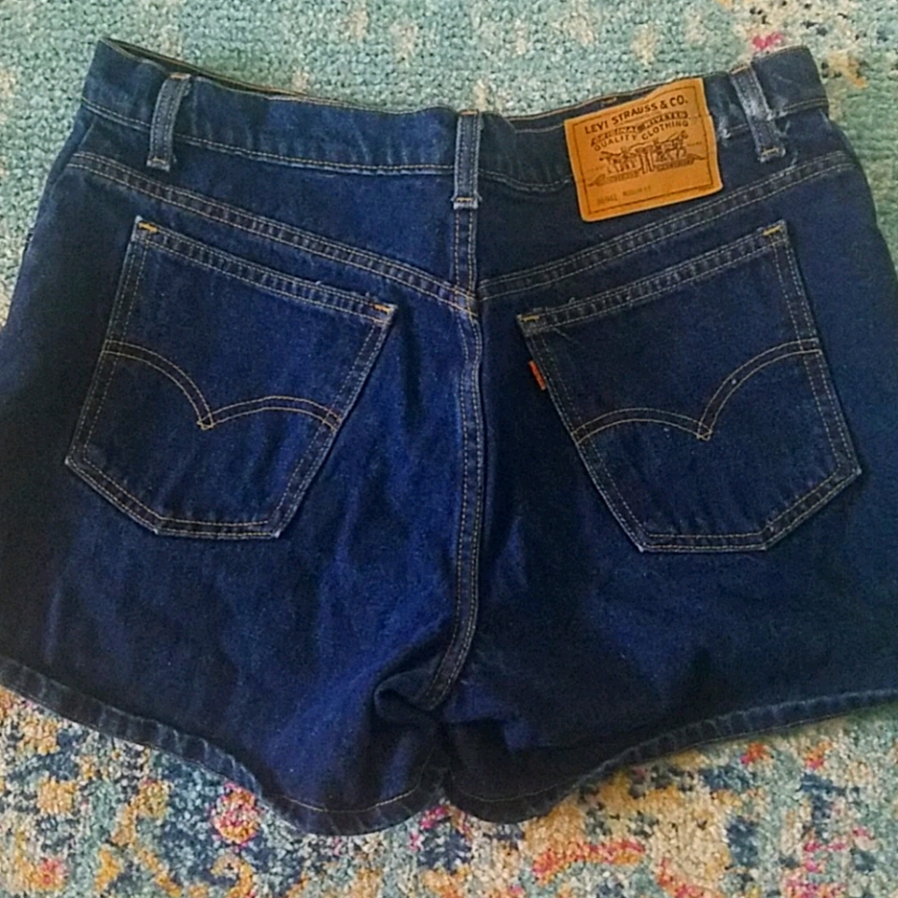 Vintage Orange Tab Jean Levi's Shorts